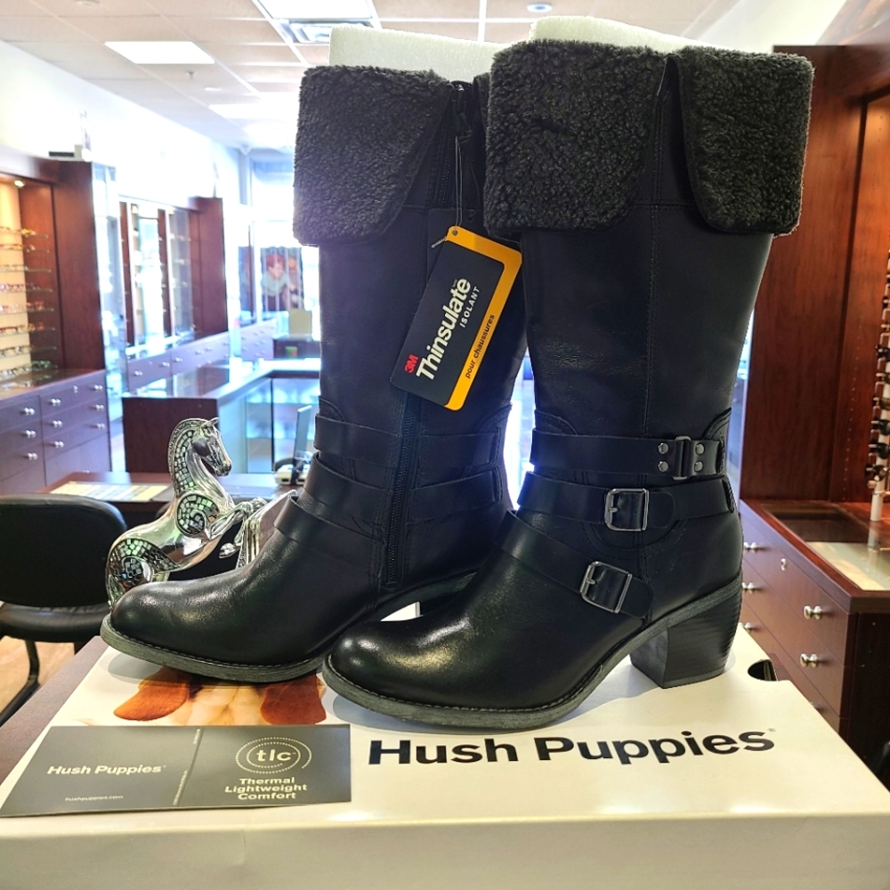 New Hush Puppies waterproof thinsulate leather boots